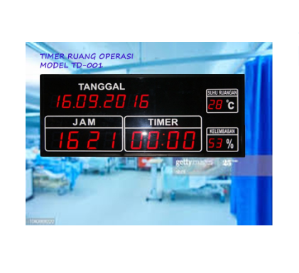 Timer Ruang Operasi with Temperatur Suhu
